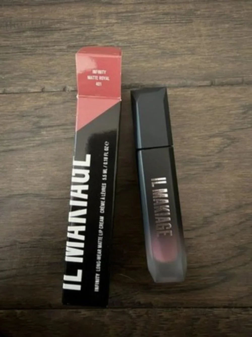 IL Makiage Infinity Long-Wear Matte Lip Cream 401 Infinity Matte Royal New